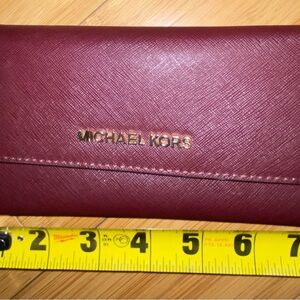 Michael Kors Burgundy Wallet